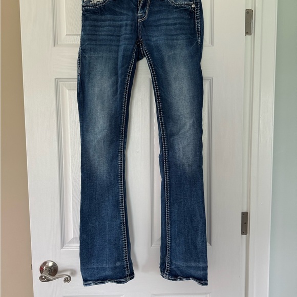 Rock Revival Dark Blue Boot Cut Jeans - Picture 2 of 2